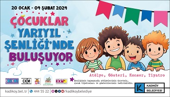 Kadıköy’de Çocuklar Yarıyıl Şenliği’nde Buluşuyor